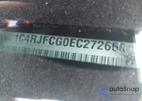 2014 Jeep Grand Cherokee Overland из США, поврежденный, VIN 1C4RJFCG0EC272666